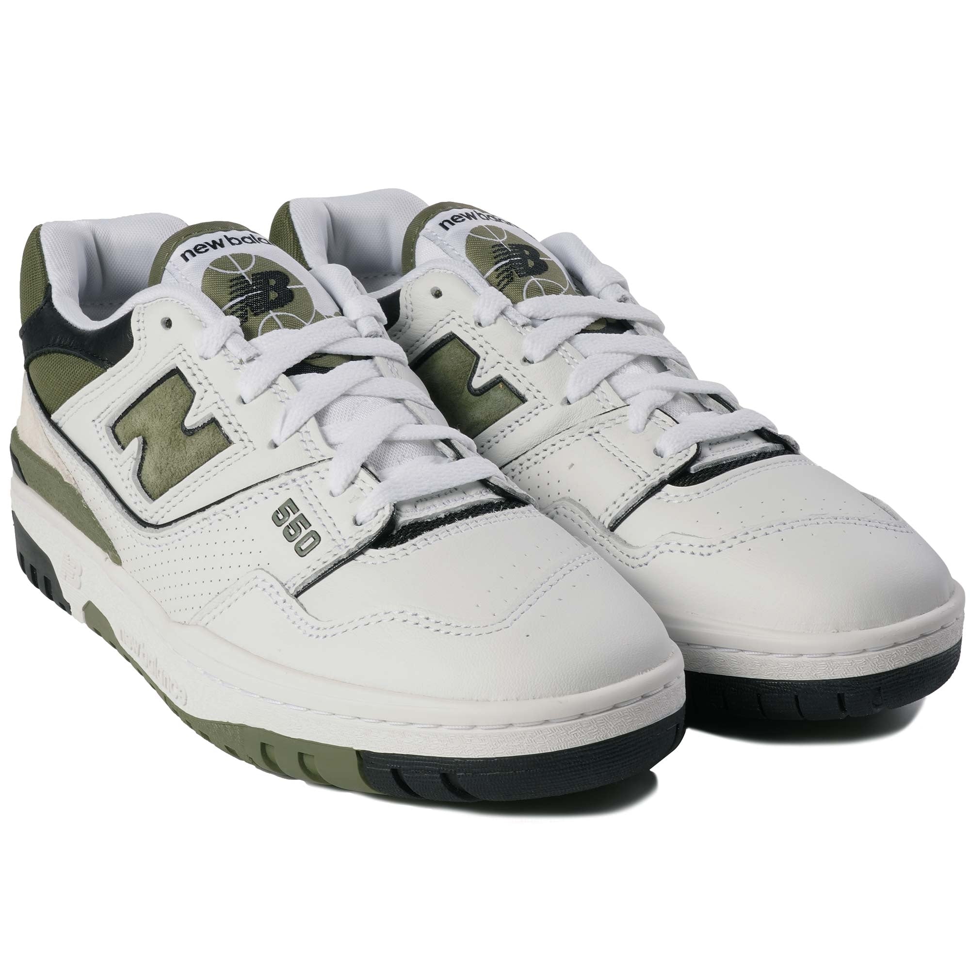 New Balance 550 - White and Green