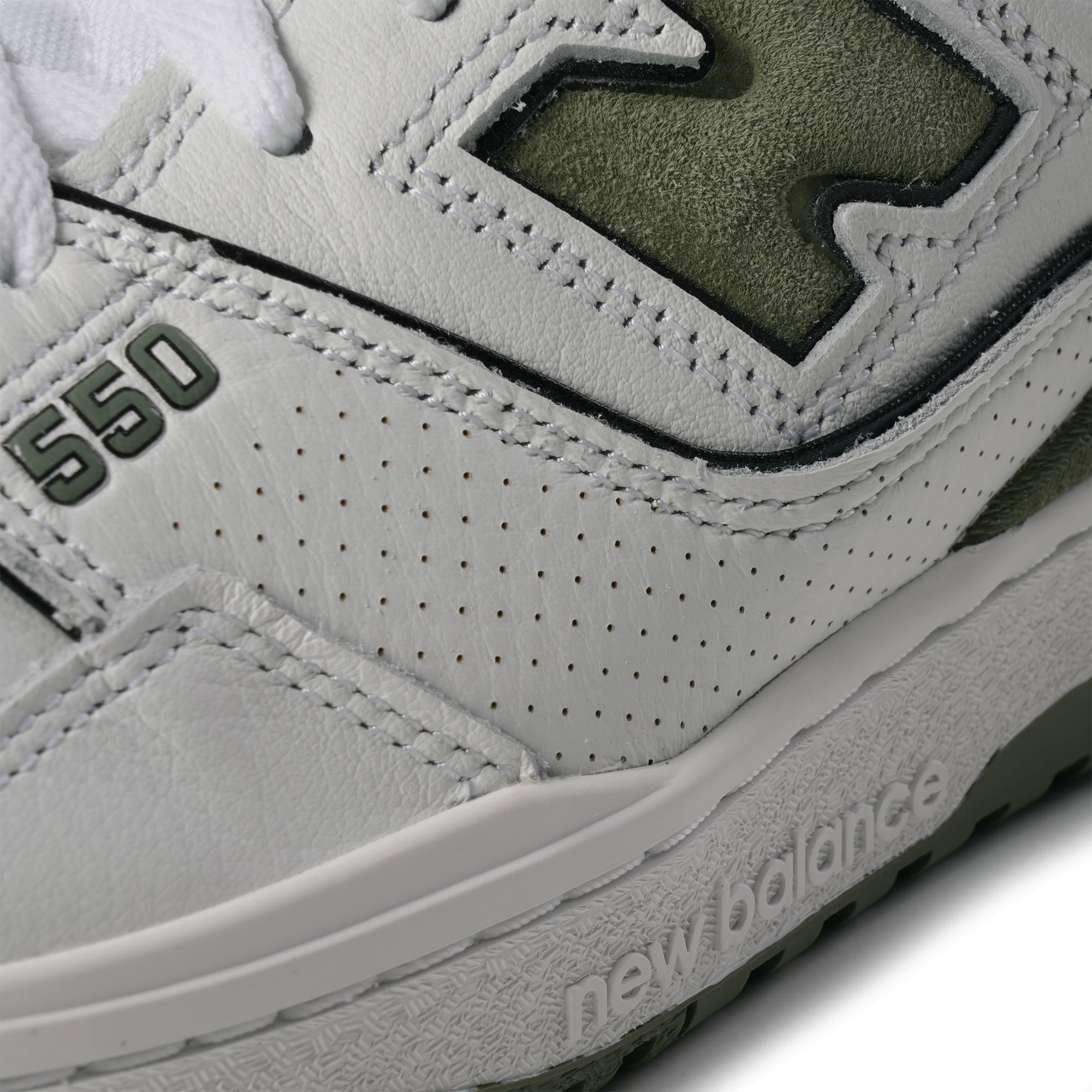 New Balance 550 - White and Green