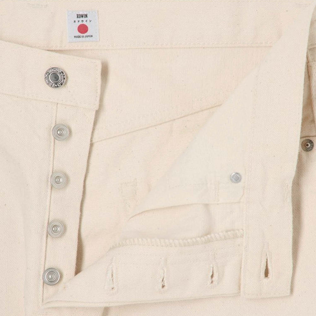 Edwin Regular Straight Leg Jeans - Ecru