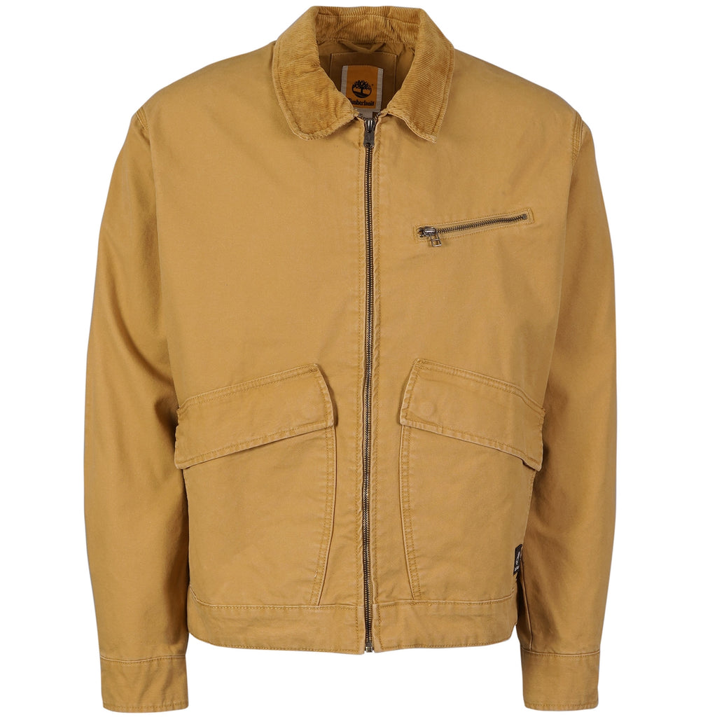 Timberland Washed Canvas Jacket - Wheat