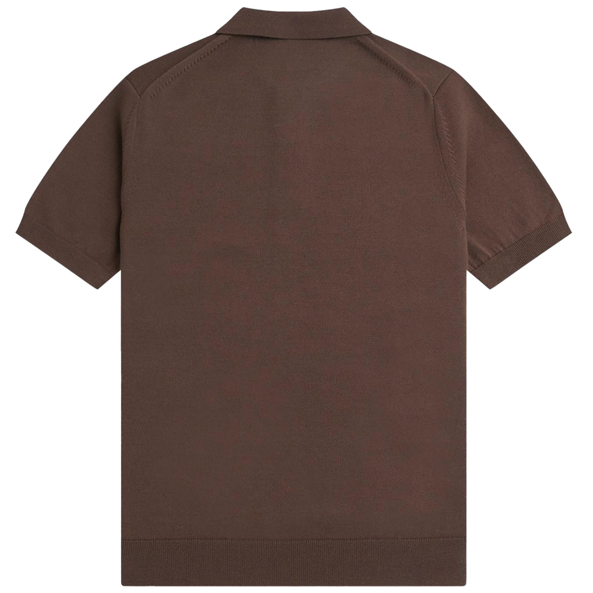 Fred Perry K7623 Classic Knitted Shirt - Carrington Brick