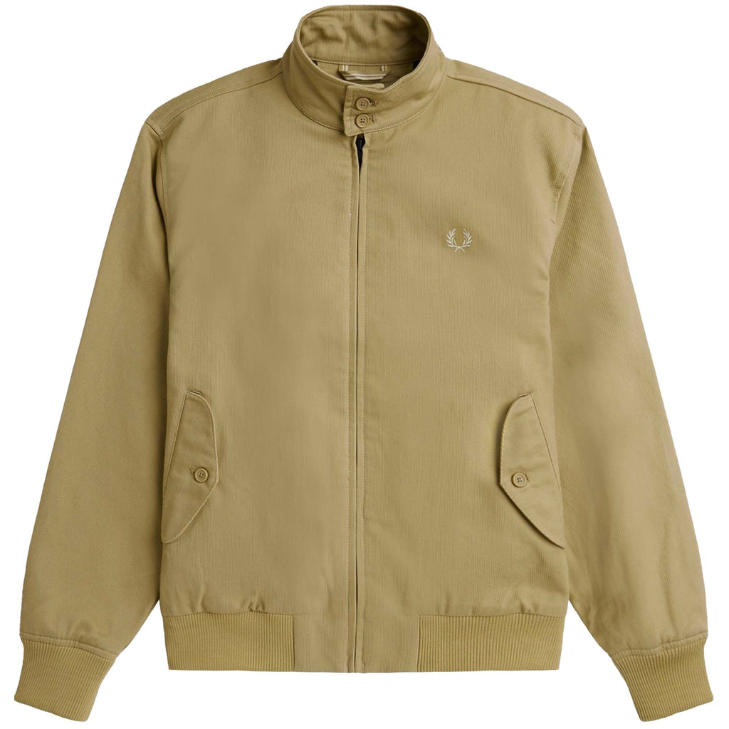 Fred Perry J7832 Corduroy Harrington Jacket - Warm Stone