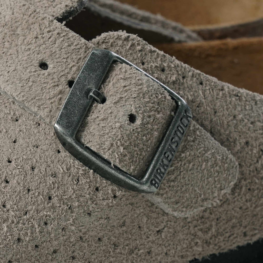 Birkenstock Womens Boston BS - Stone