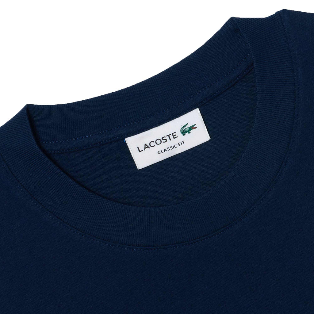 Lacoste Classic Fit Cotton Jersey T-Shirt - Navy