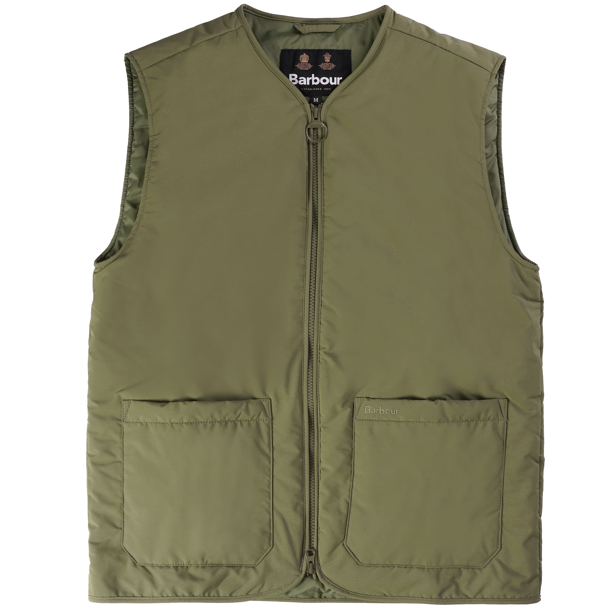Barbour Harpen Gilet - Olive Green