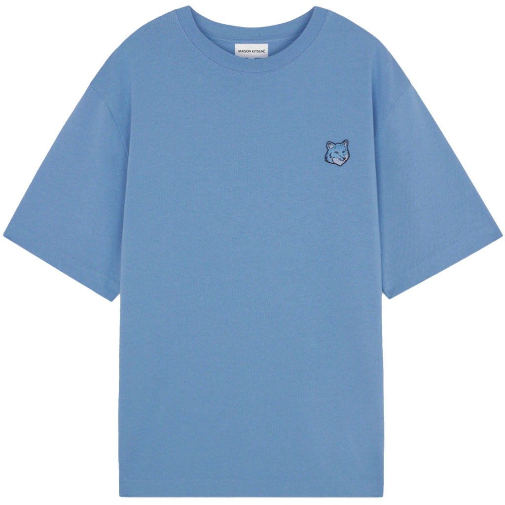 Maison Kitsune Bold Fox Head Oversized T-Shirt - Hampton Blue