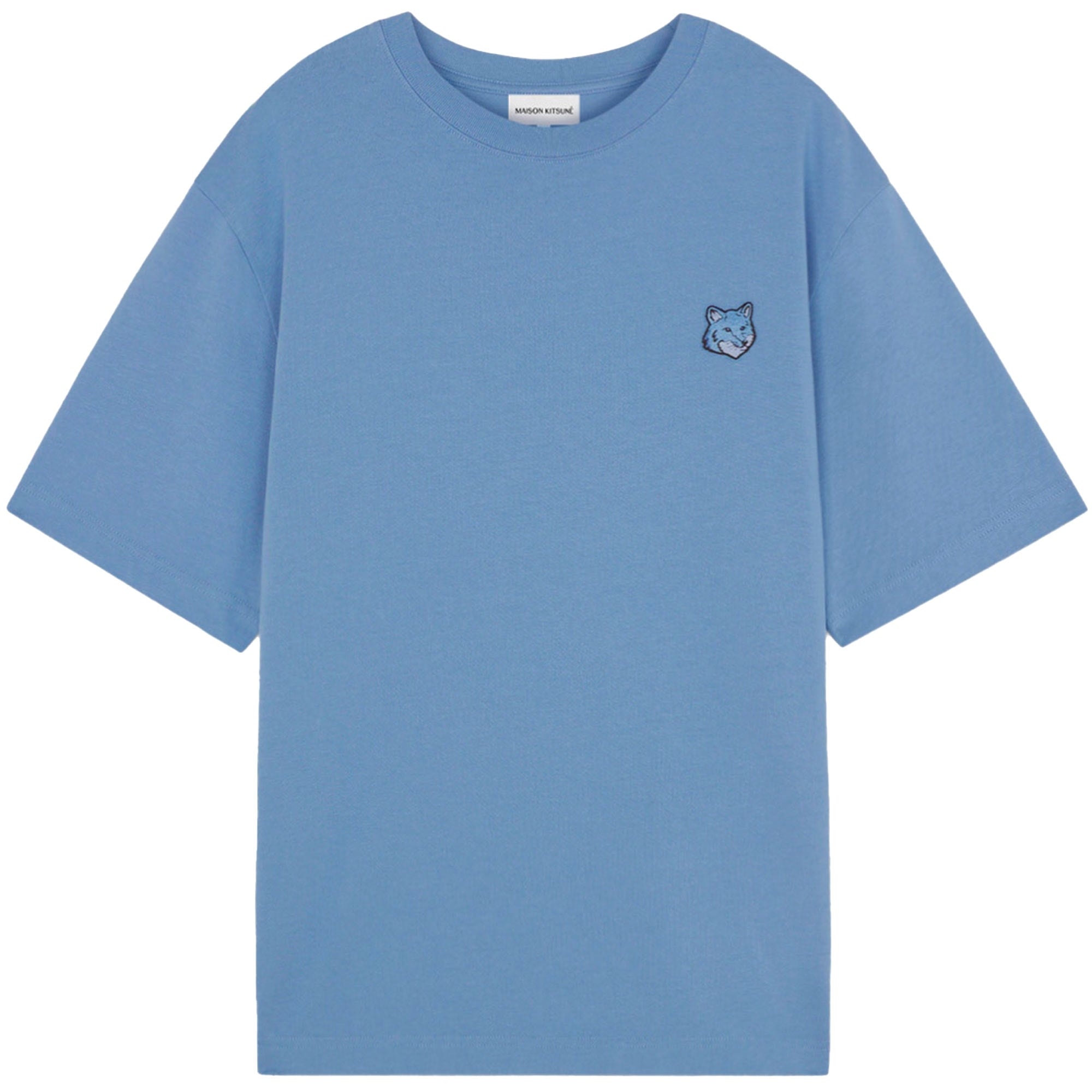 Maison Kitsune Bold Fox Head Oversized T-Shirt - Hampton Blue