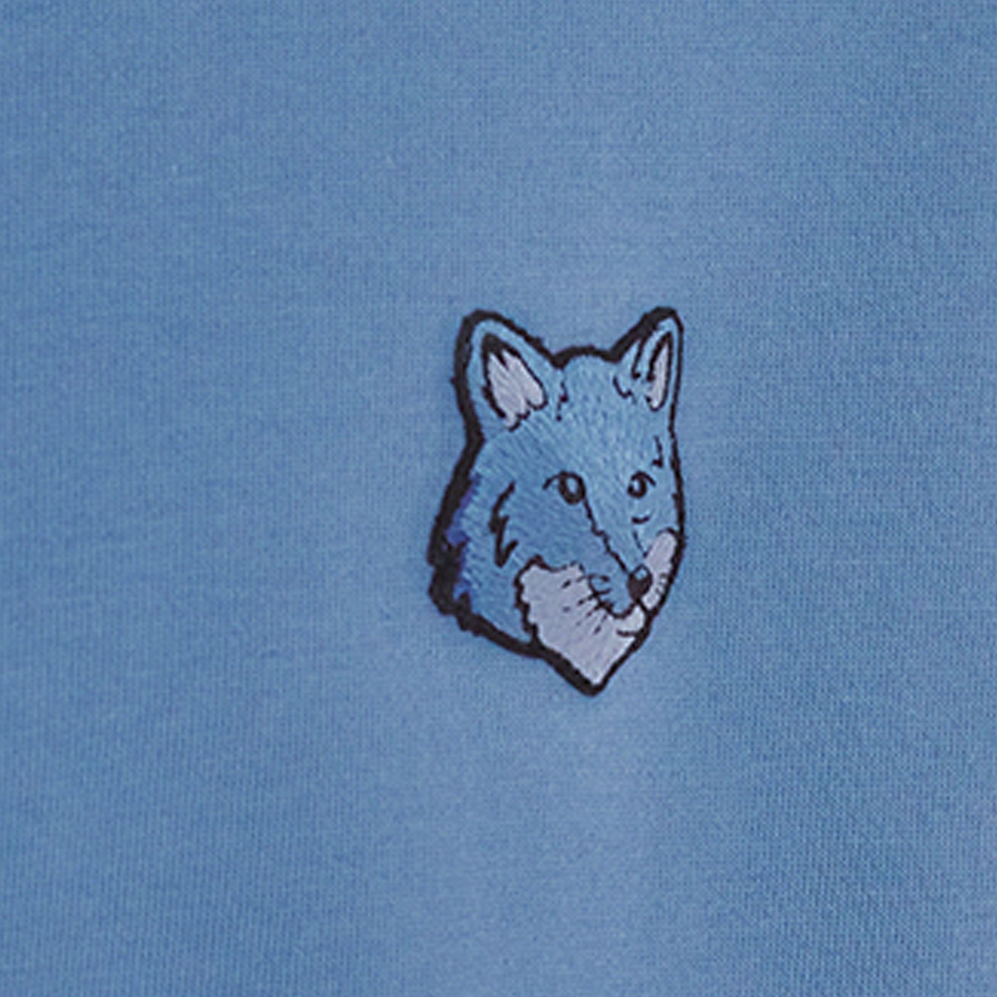 Maison Kitsune Bold Fox Head Oversized T-Shirt - Hampton Blue