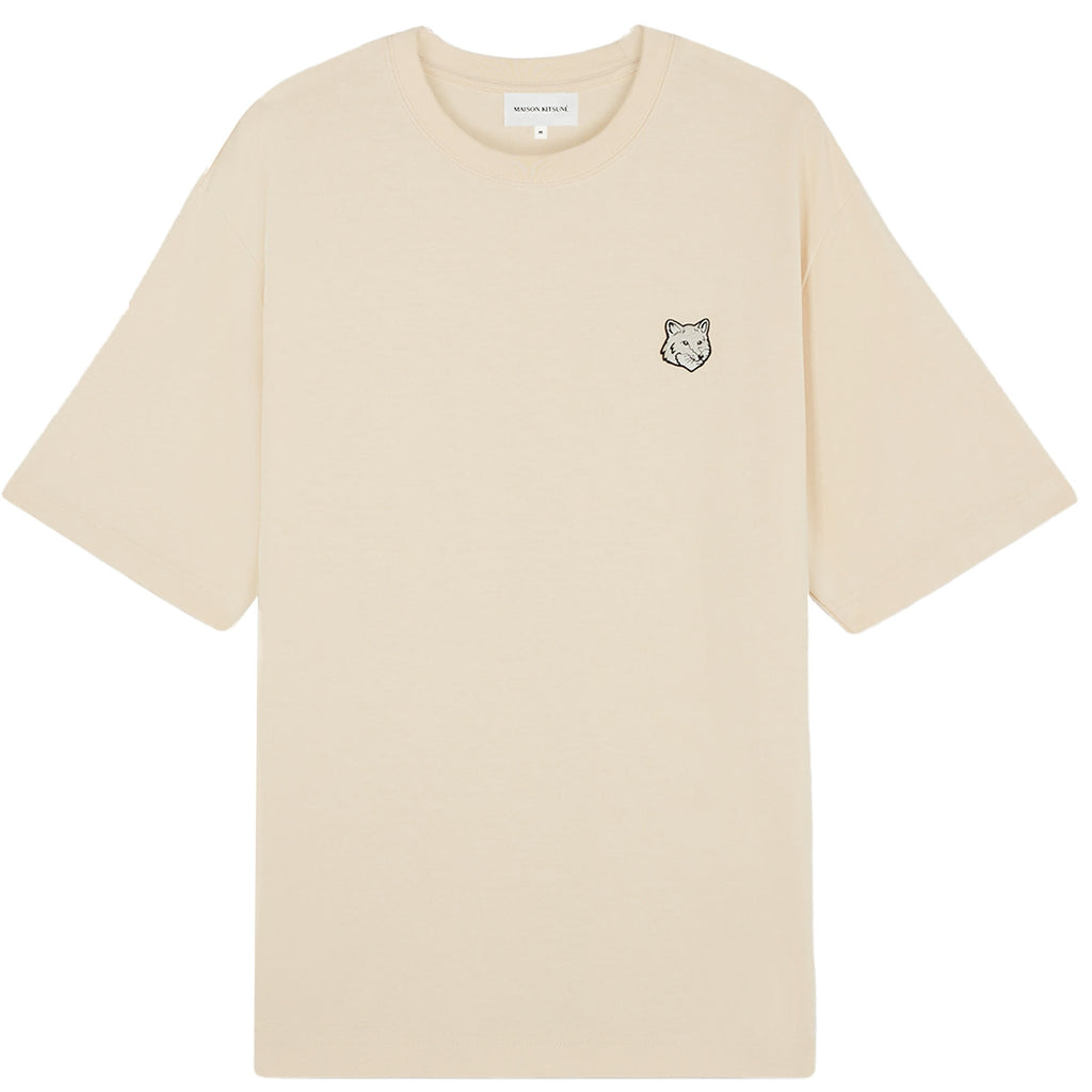 Maison Kitsune Bold Fox Head Oversized T-Shirt - Paper