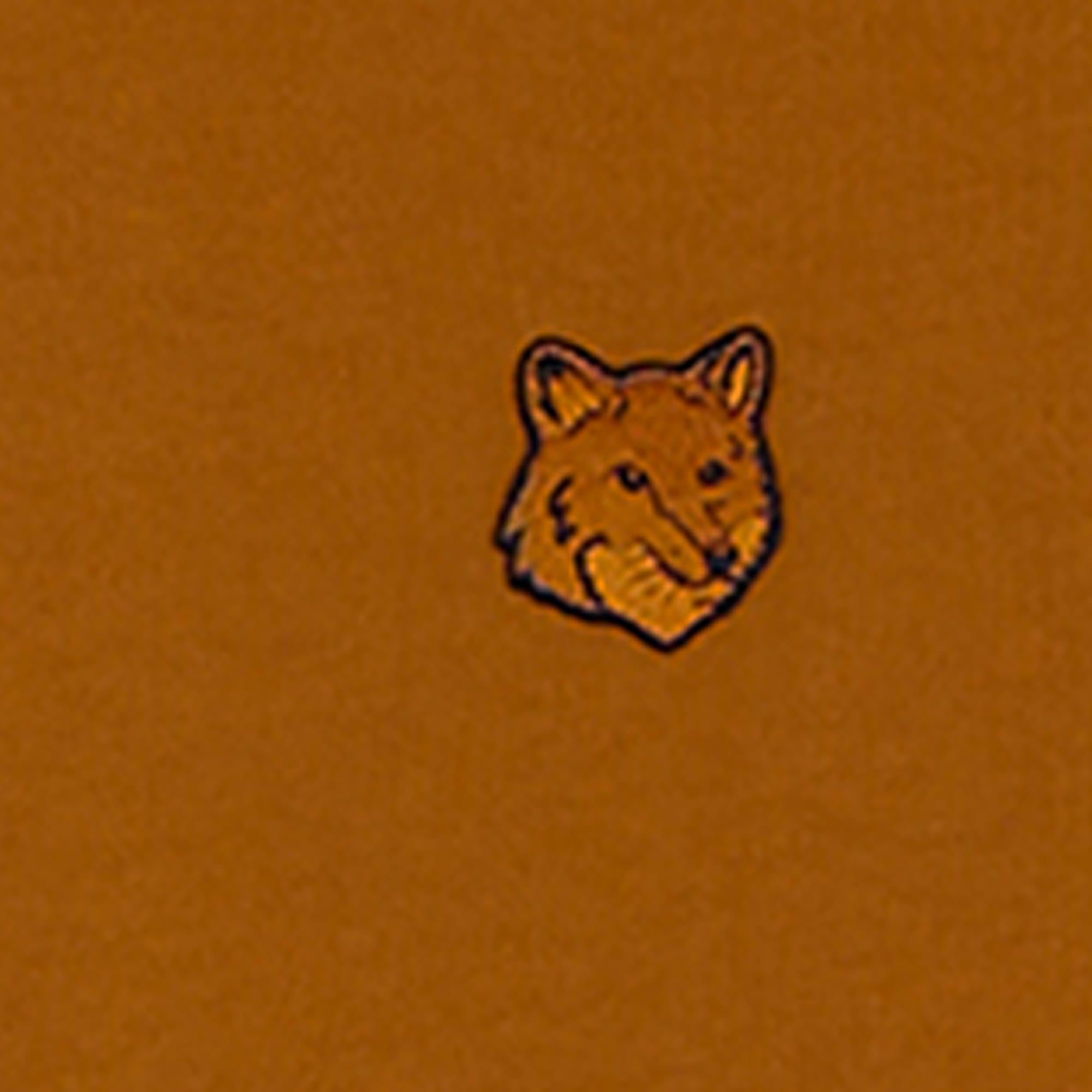 Maison Kitsune Fox Head Patch T-Shirt - Tobacco