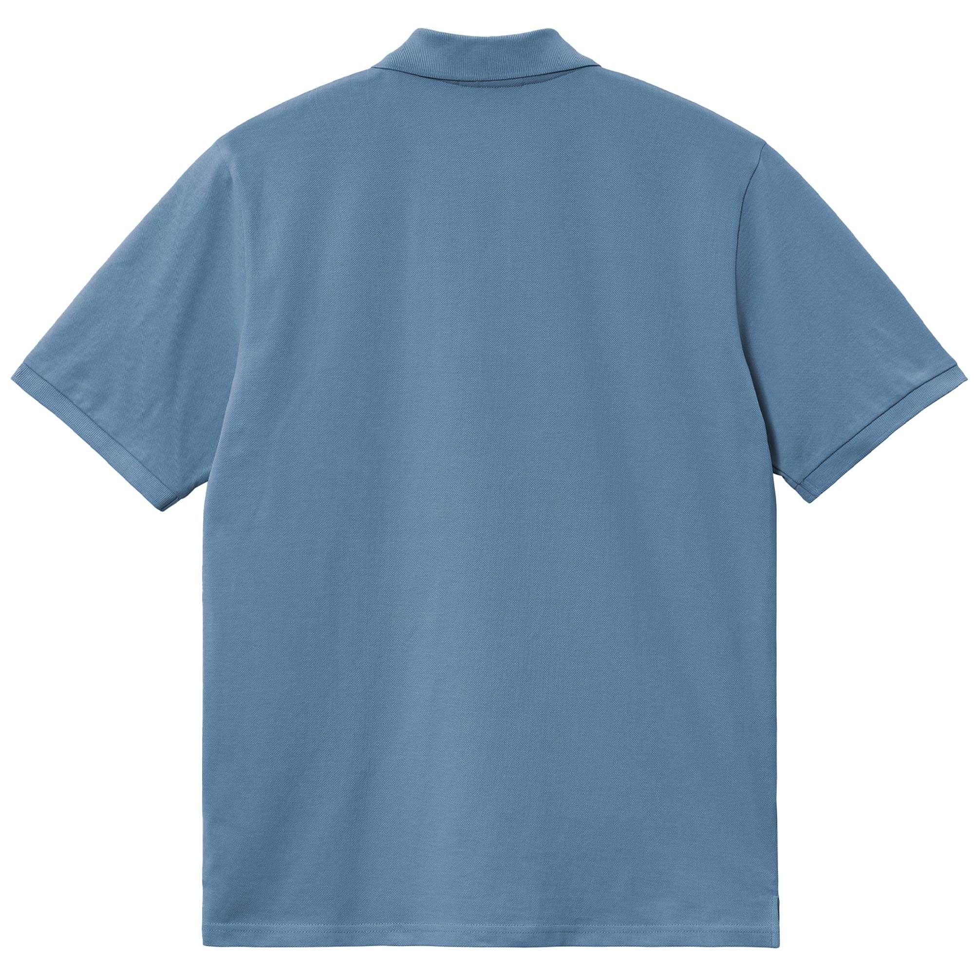 Carhartt WIP Short Sleeve Chase Pique Polo - Sorrent