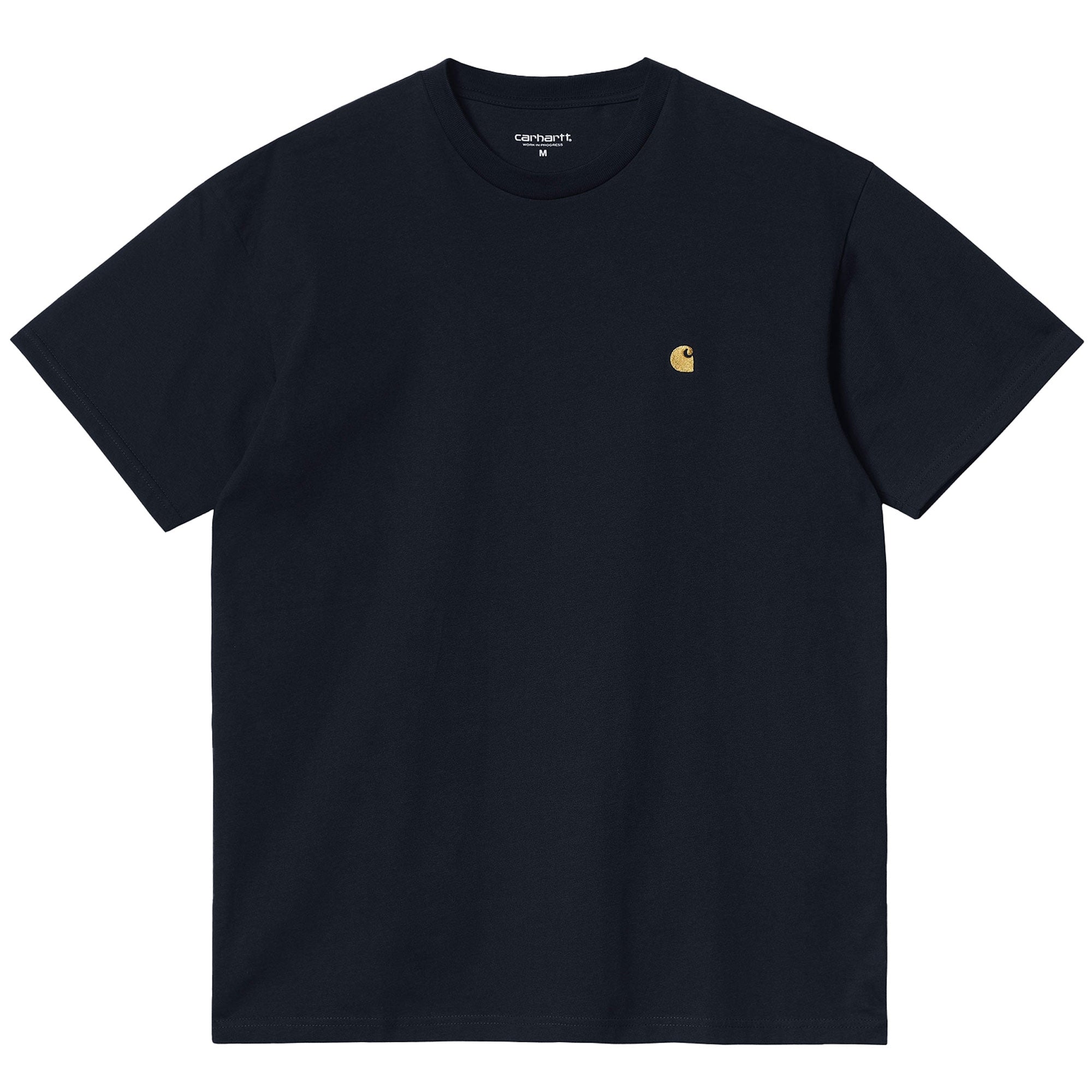 Carhartt WIP Short Sleeve Chase T-Shirt - Dark Navy