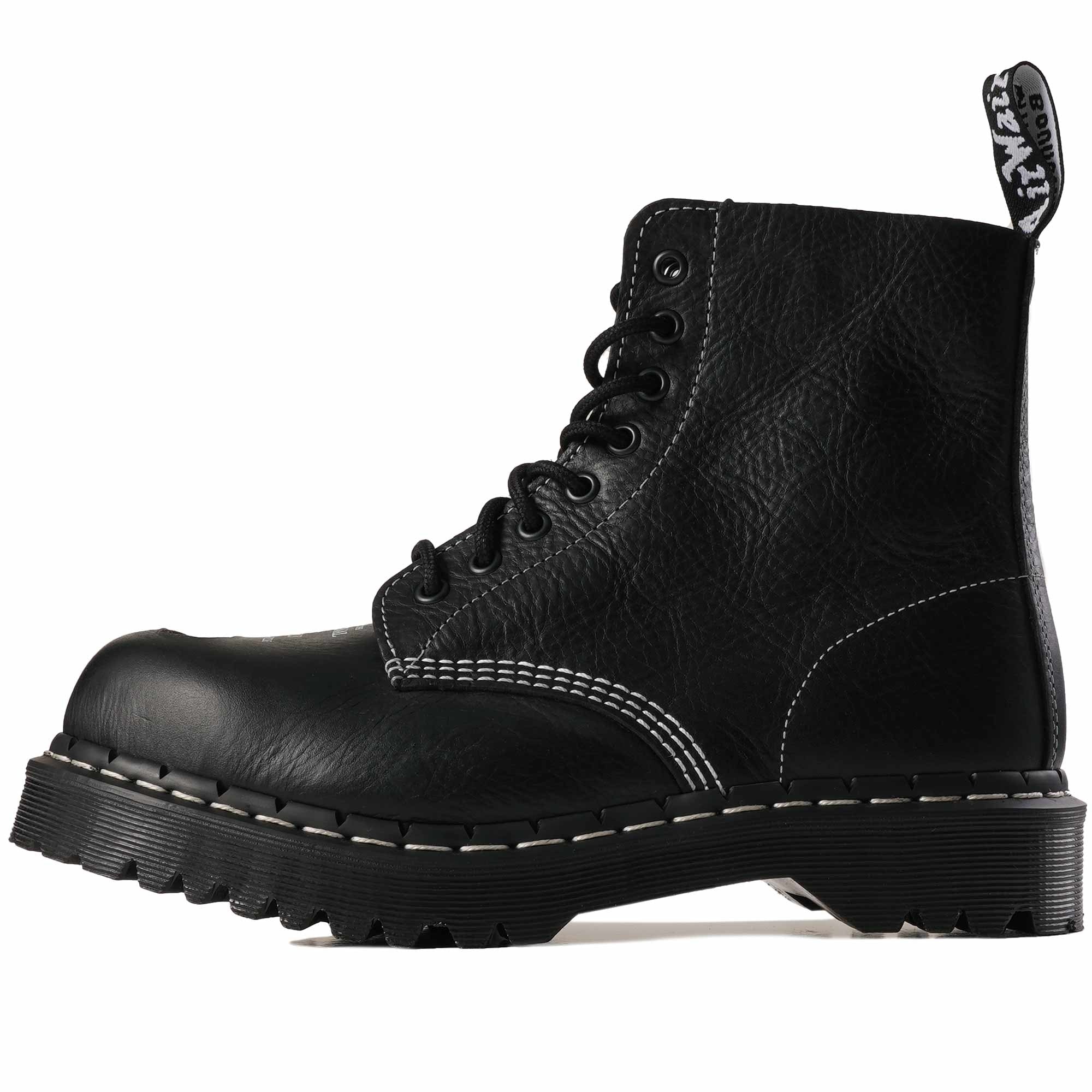 Dr. Martens 1460 Pascal Bex Steel Toe Leather Boots - Black