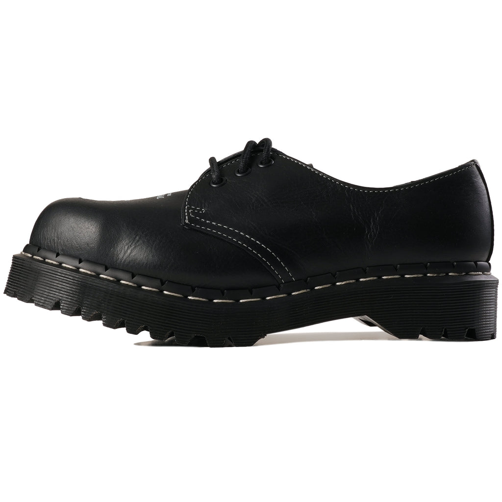 Dr. Martens 1461 Bex Exposed Steel Toe Oxford Shoes - Black