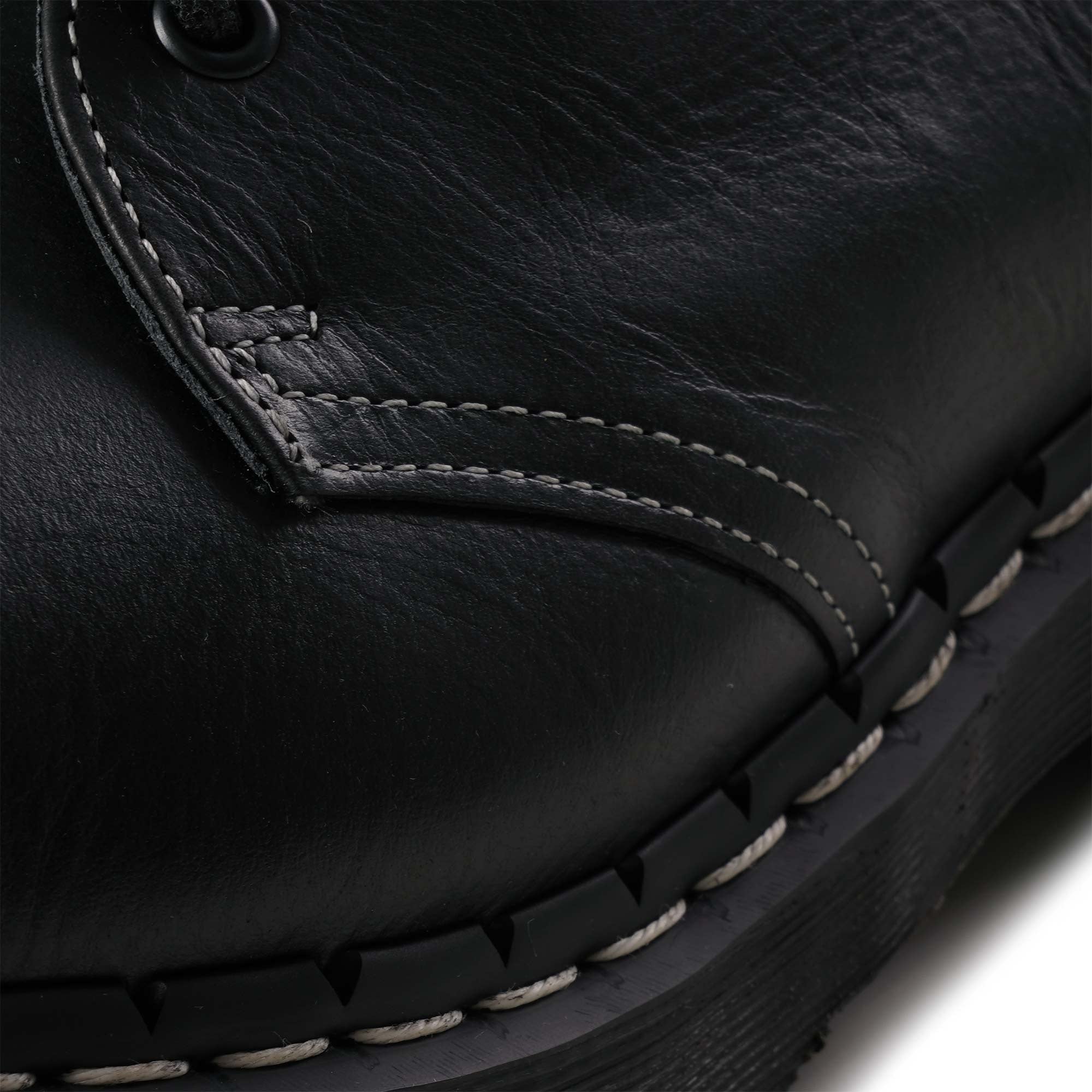 Dr. Martens 1461 Bex Exposed Steel Toe Oxford Shoes - Black
