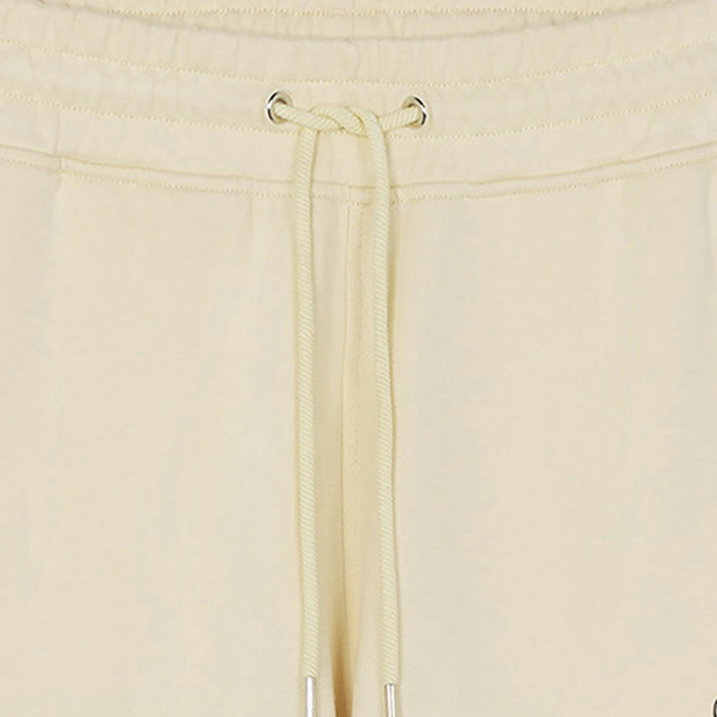 Maison Kitsune Bold Fox Head Patch Oversized Jogger Shorts - Paper