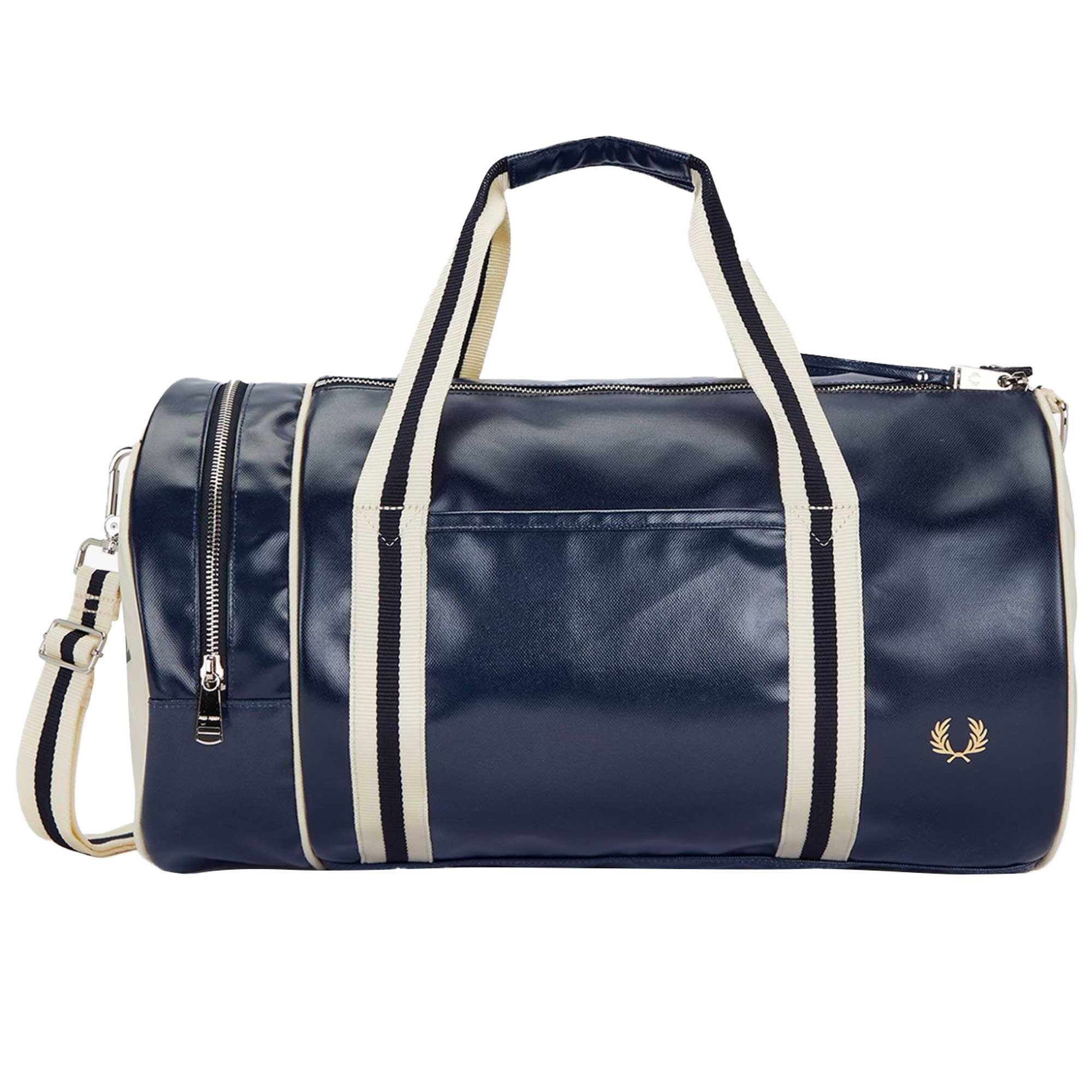 Fred Perry Classic Barrel Bag - Carbon Blue