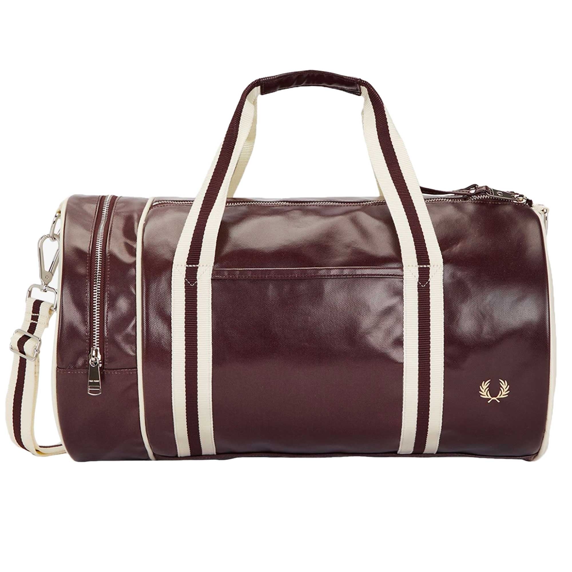 Fred Perry Classic Barrel Bag - Red Brick