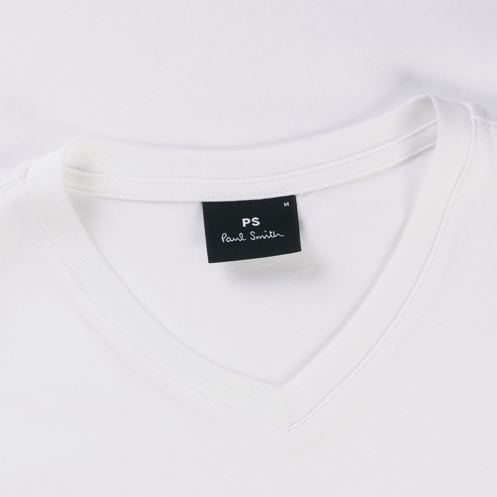 Paul Smith V Neck T-Shirt - White