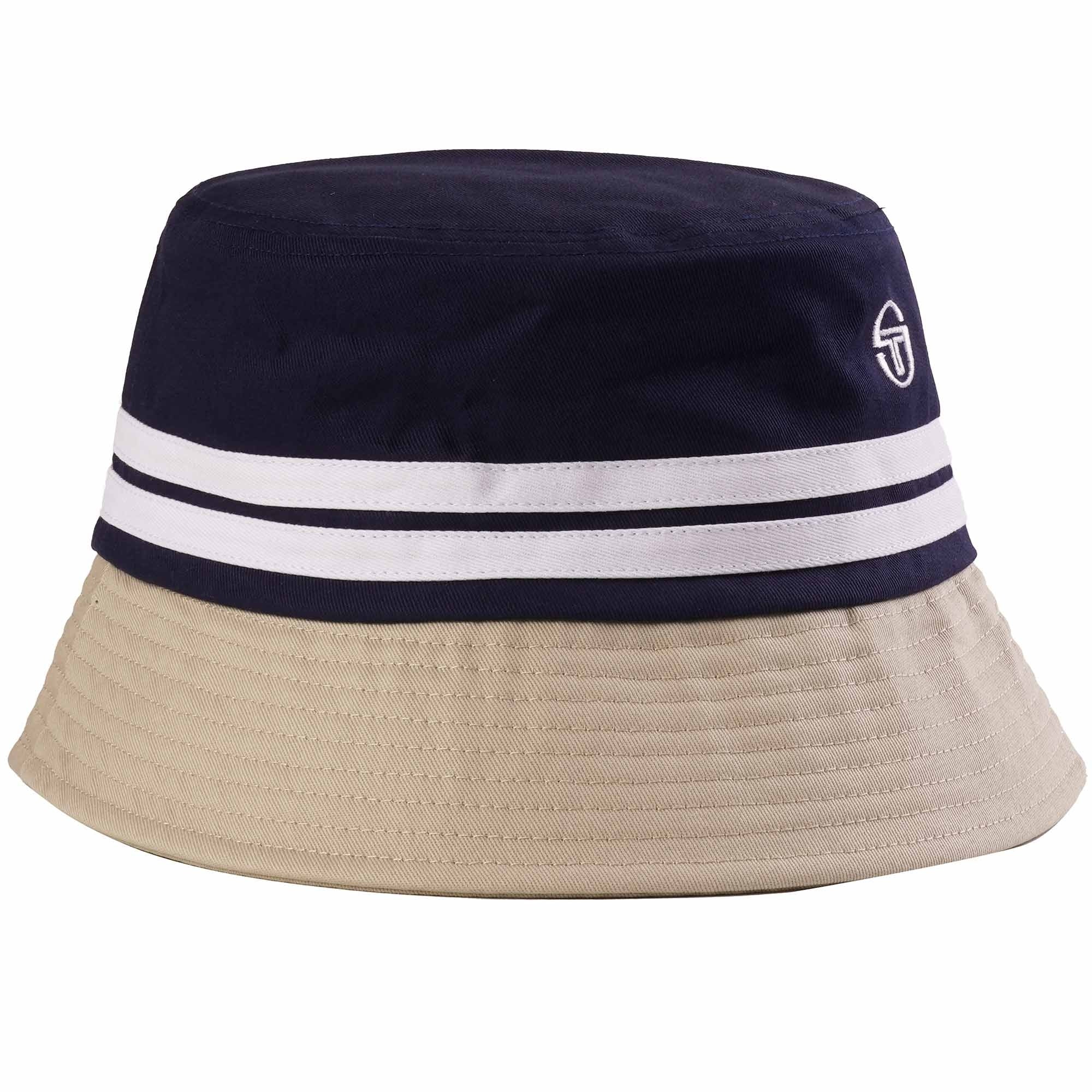Sergio Tacchini Stonewoods Bucket Hat - Blue and Hummus