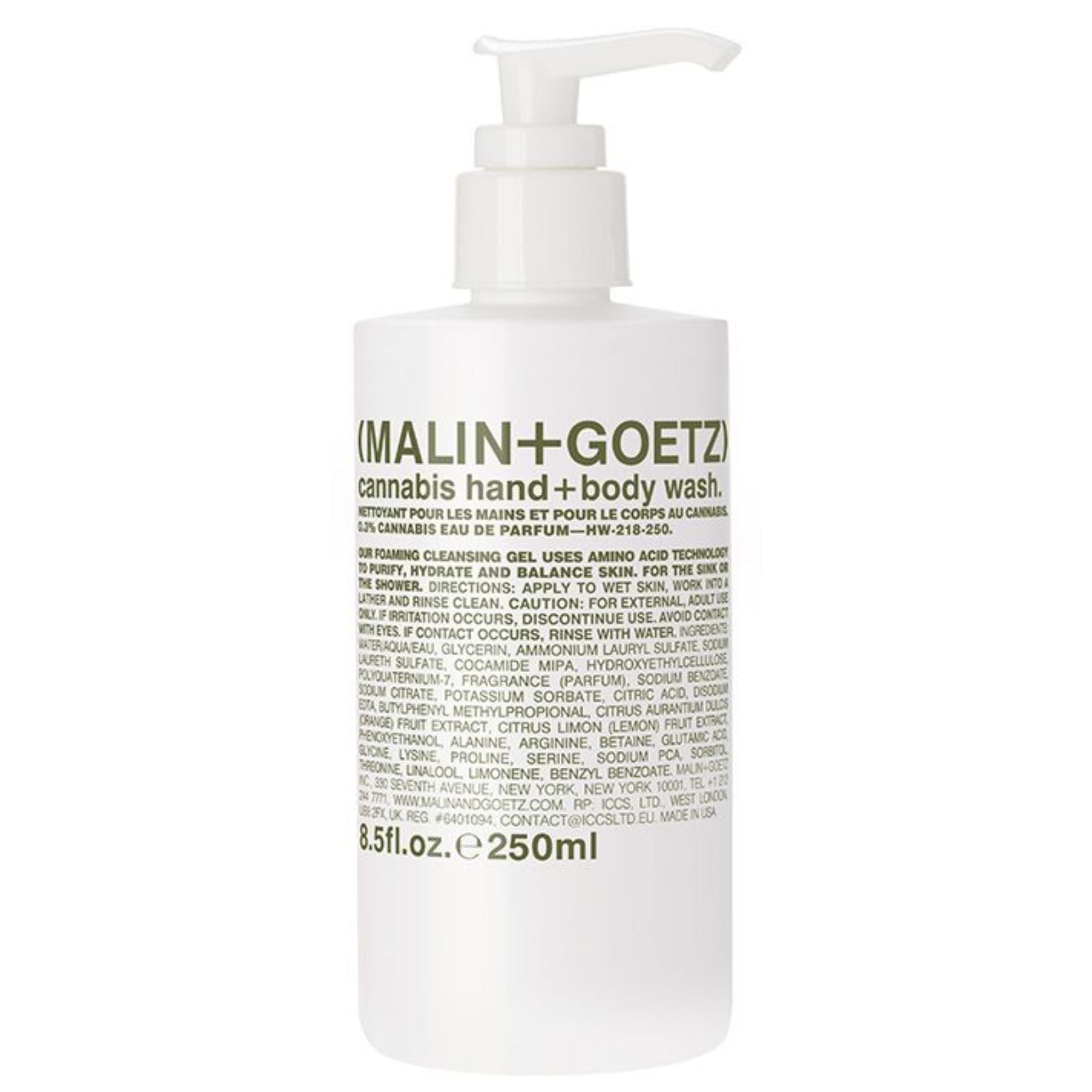 Malin + Goetz Cannabis Hand and Body Wash