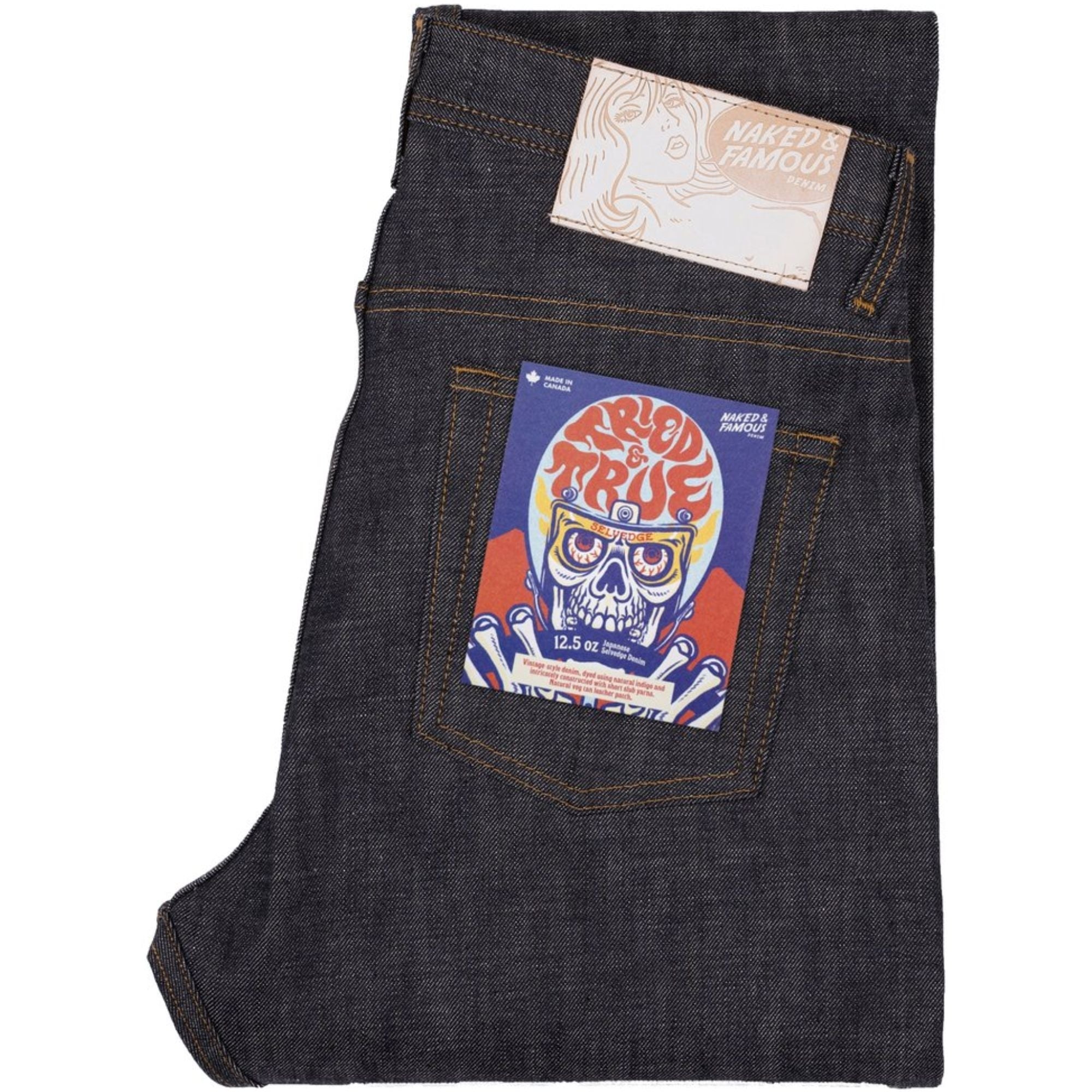 Naked and Famous Denim Weird Guy Tried & True Selvedge - Indigo