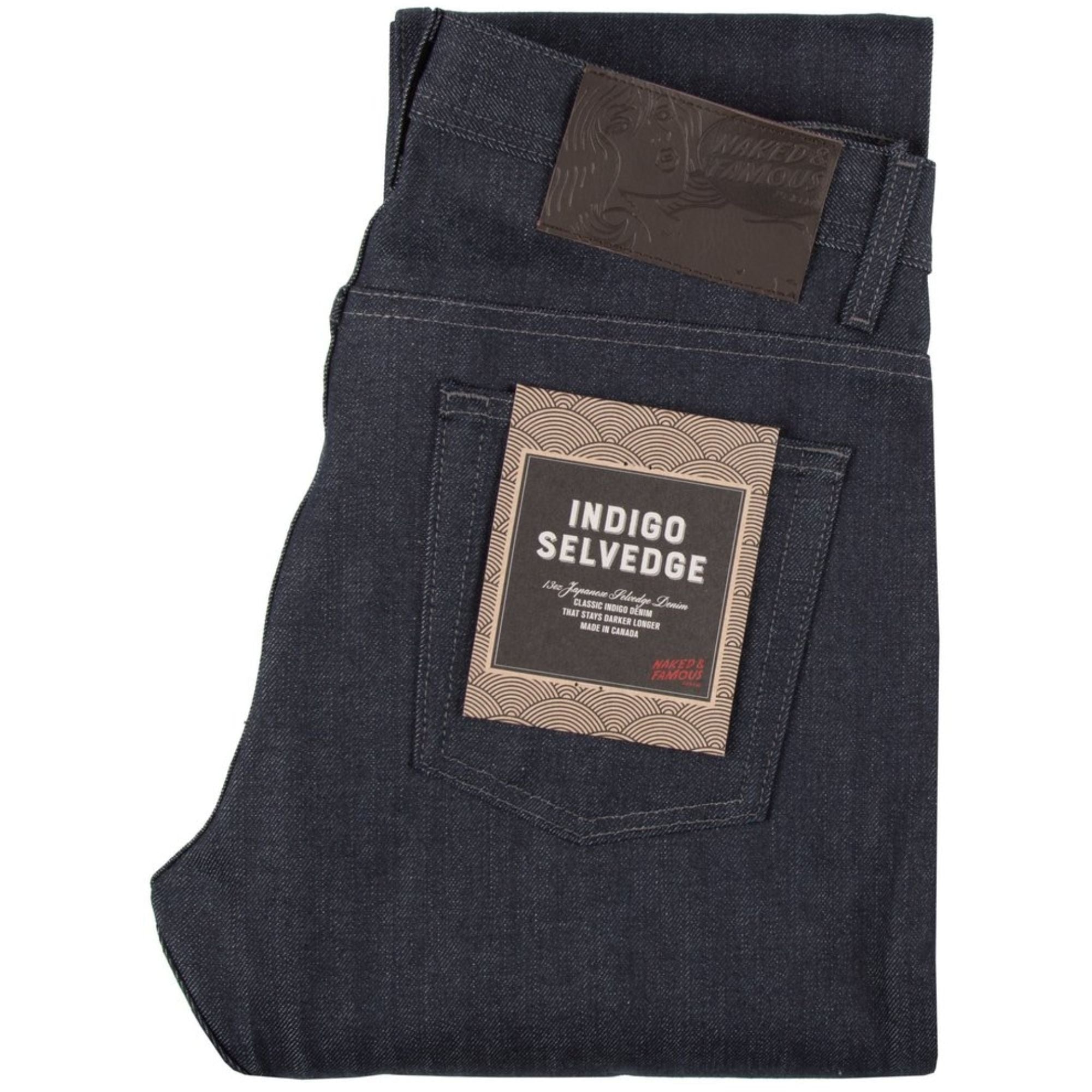 Naked and Famous Denim Super Guy Indigo Selvedge - Indigo