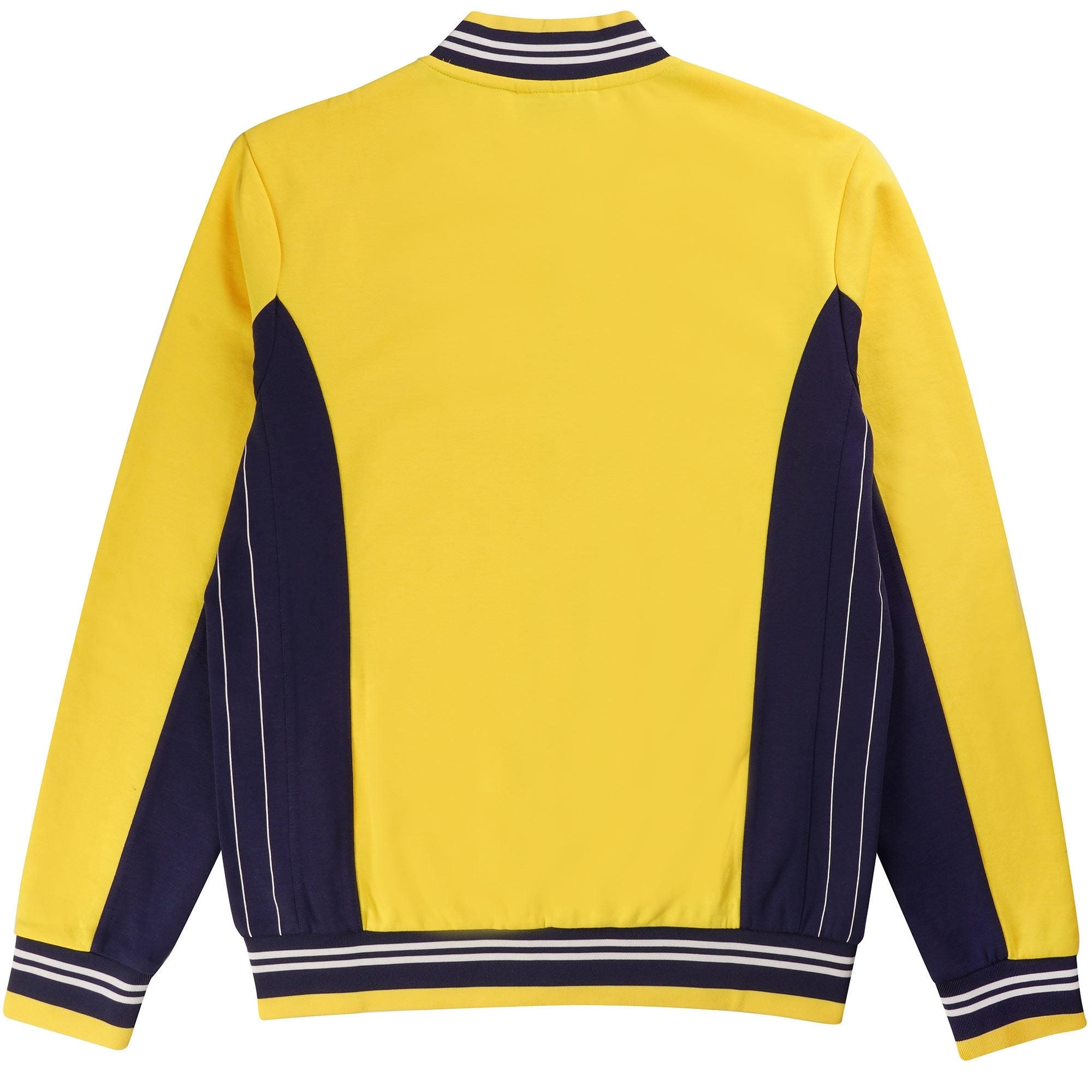 Fila Vintage Settanta Baseball Track Jacket - Hi Vis Yellow