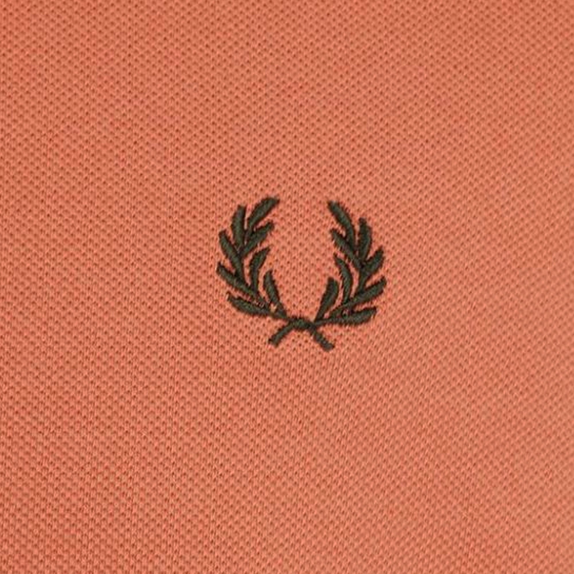 Fred Perry M3600 Twin Tipped Polo Shirt - Light Rust