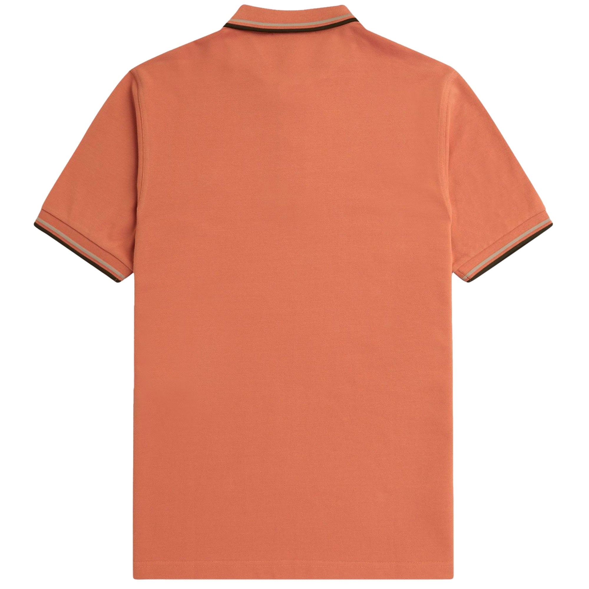 Fred Perry M3600 Twin Tipped Polo Shirt - Light Rust