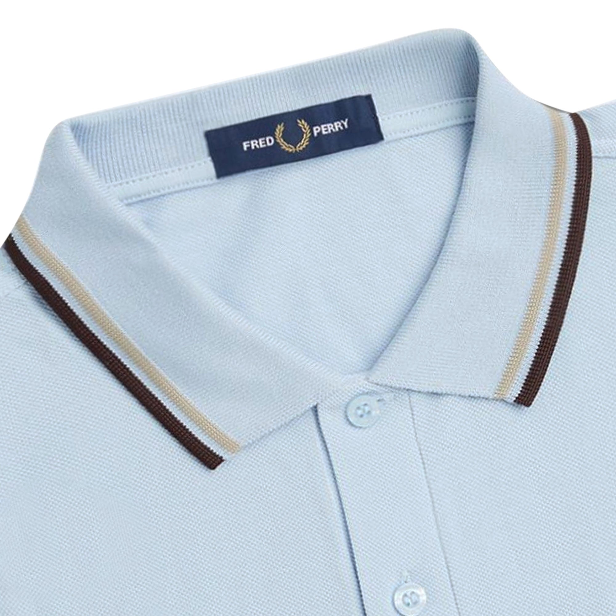 Fred Perry M3600 Twin Tipped Polo Shirt - Blue