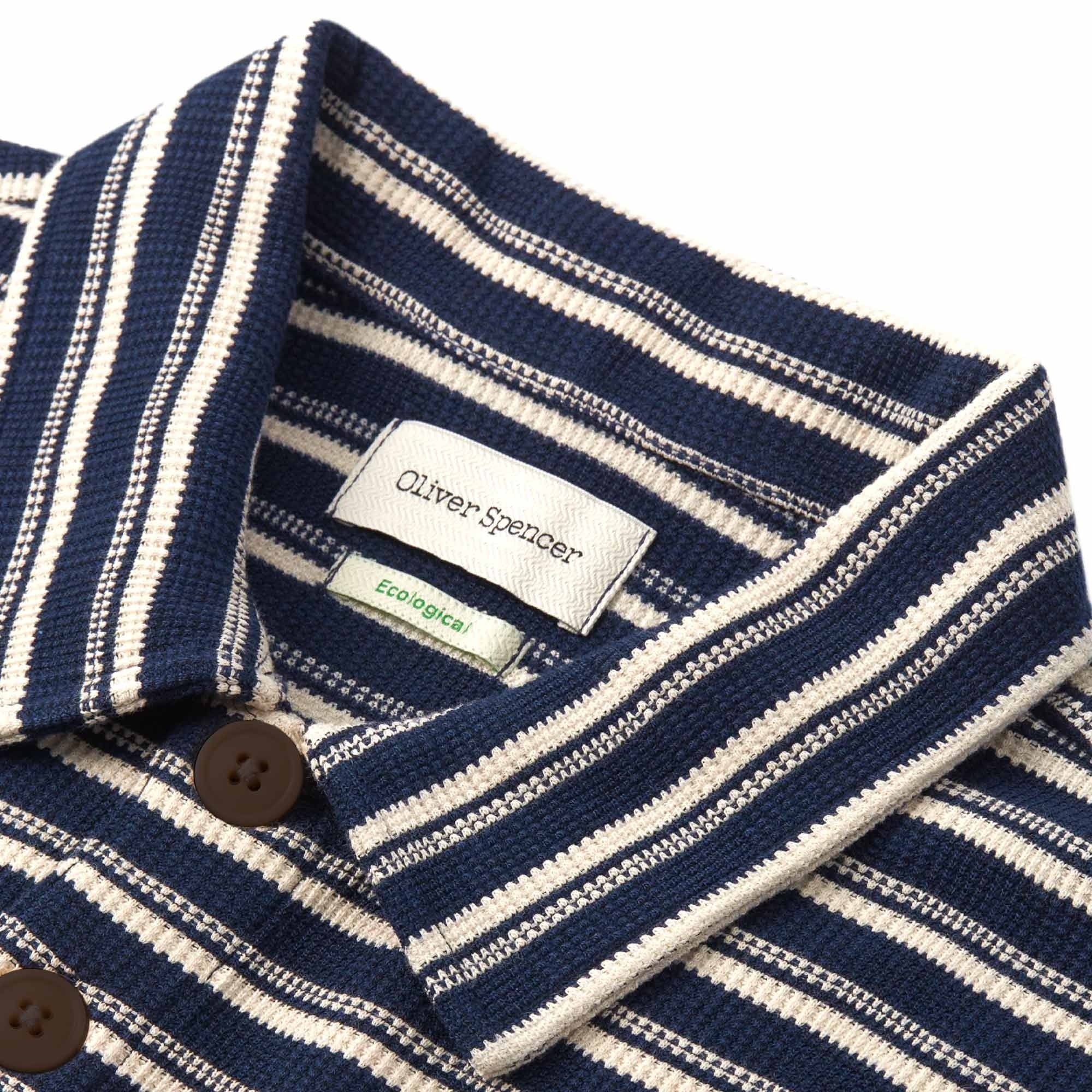 Oliver Spencer Tabley Polo Shirt Braemar - Navy