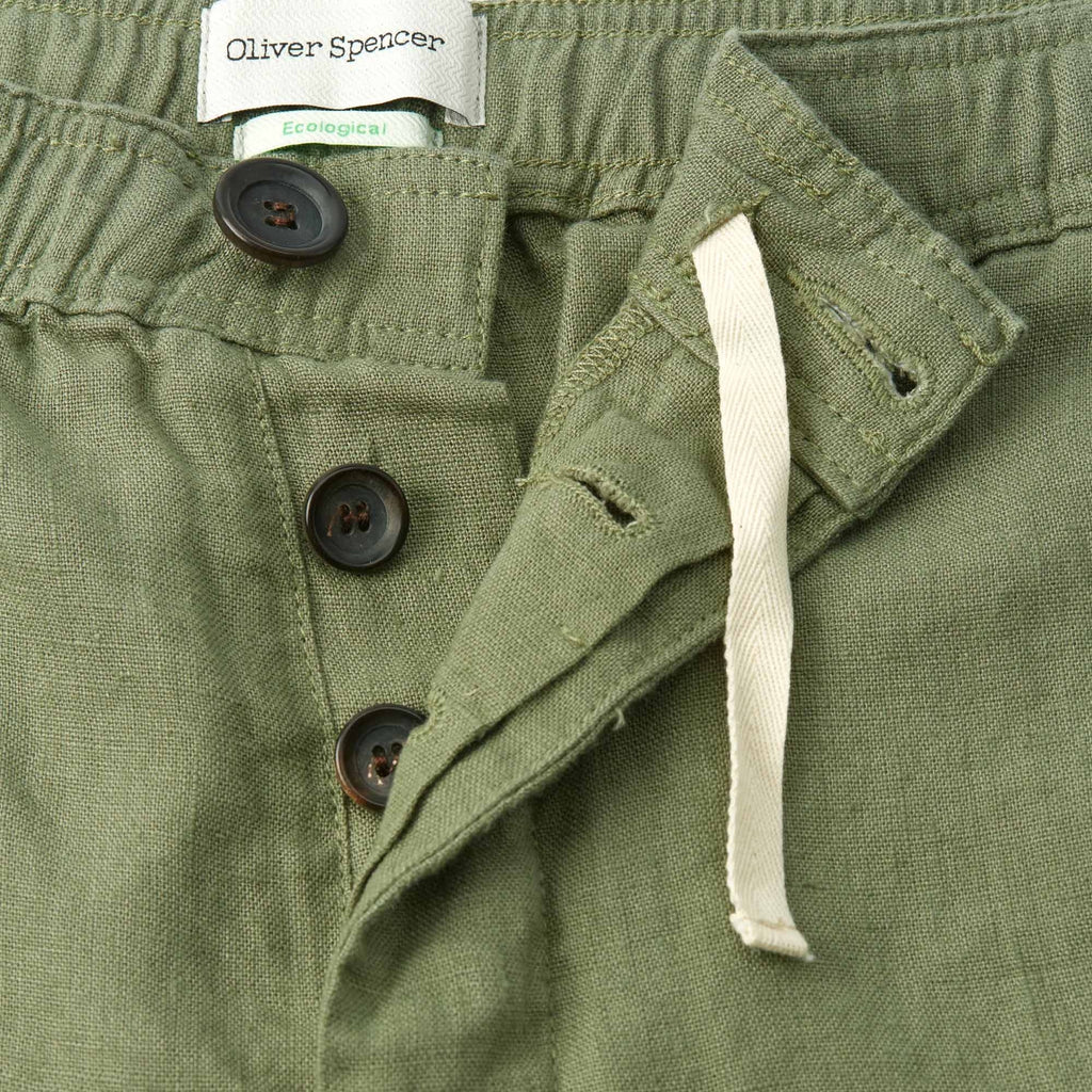 Oliver Spencer Osborne Drawstring Shorts - Coney Green