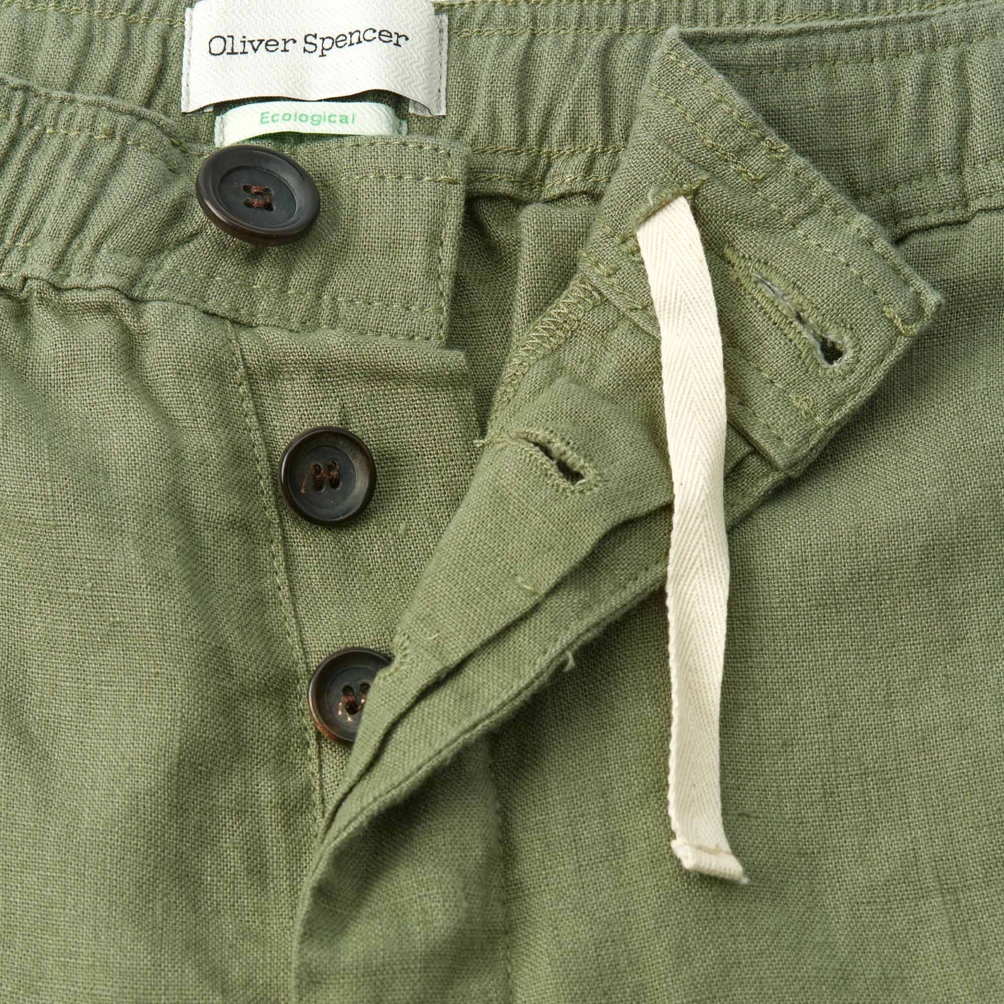 Oliver Spencer Osborne Drawstring Shorts - Coney Green