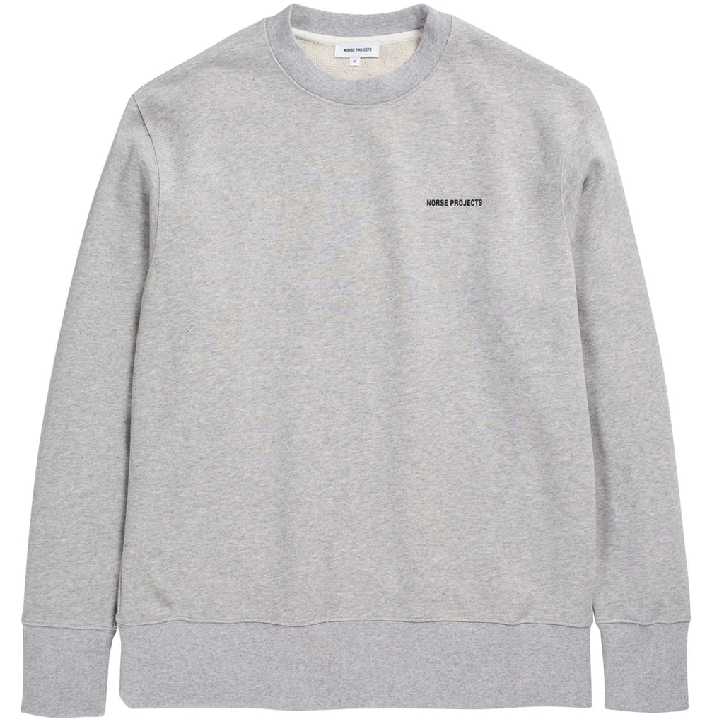 Norse Projects Arne Logo Sweatshirt - Light Grey