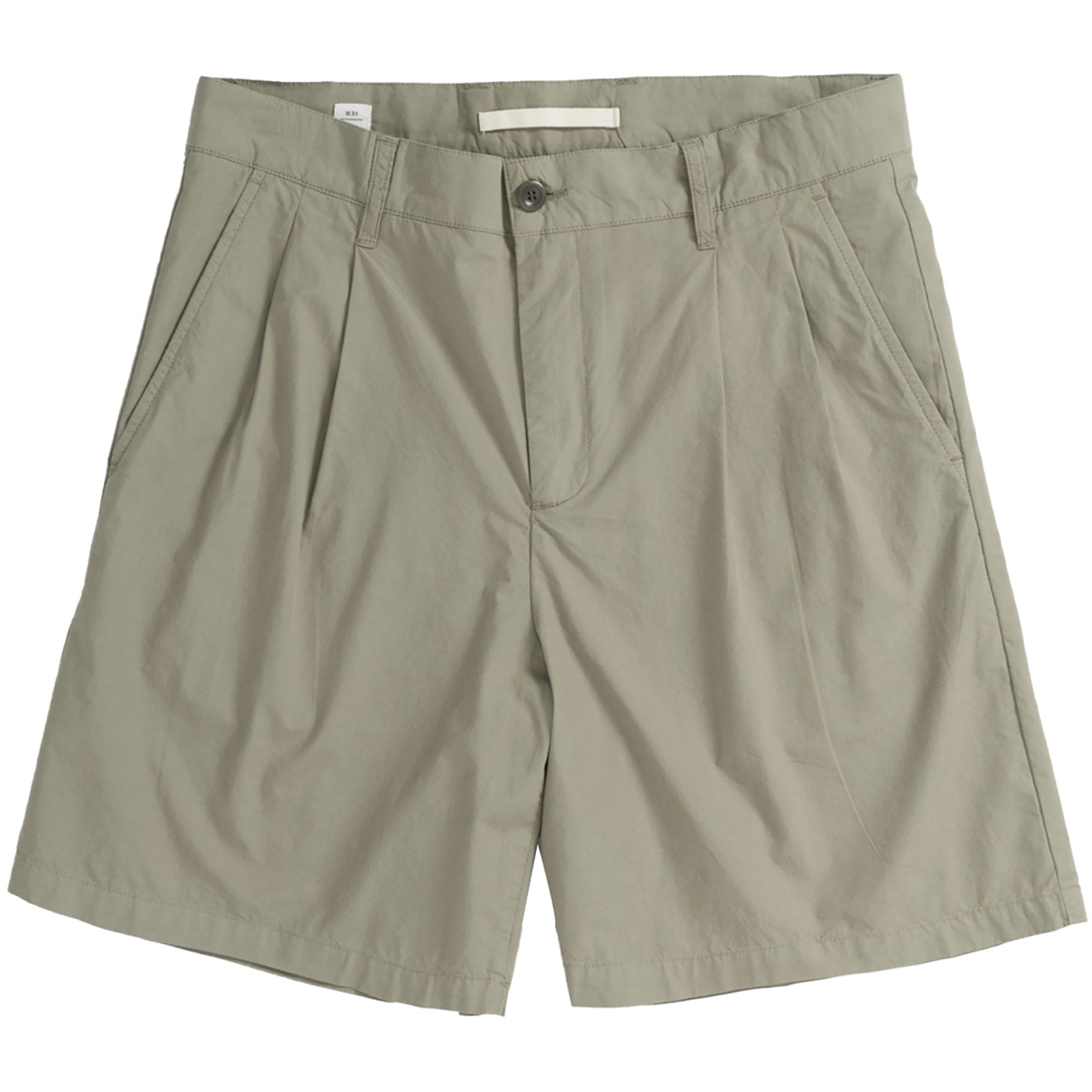 Norse Projects Benn Relaxed Typewriter Pleated Shorts - Clay
