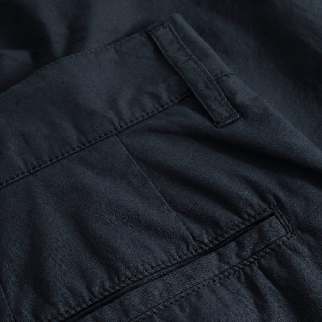 Norse Projects Benn Relaxed Typewriter Pleated Shorts - Dark Navy