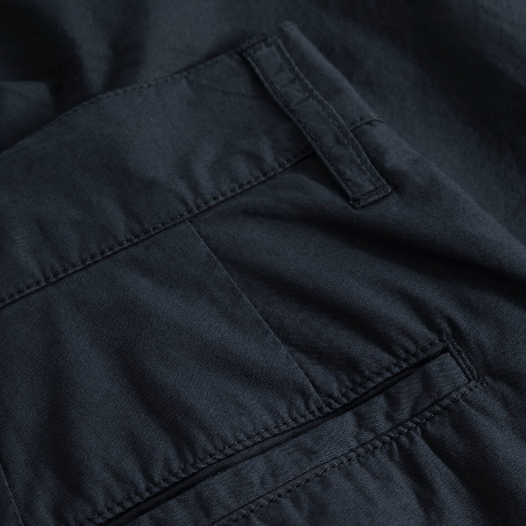 Norse Projects Benn Relaxed Typewriter Pleated Shorts - Dark Navy