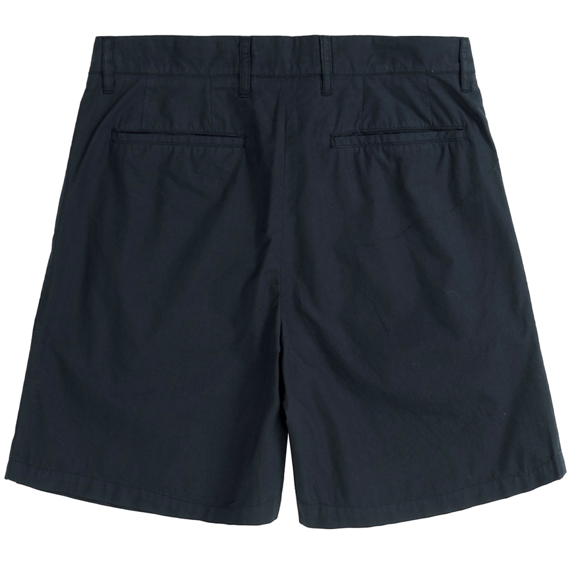 Norse Projects Benn Relaxed Typewriter Pleated Shorts - Dark Navy