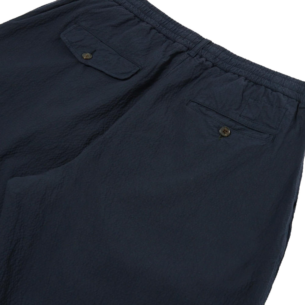 Universal Works Pleated Track Pant - Navy