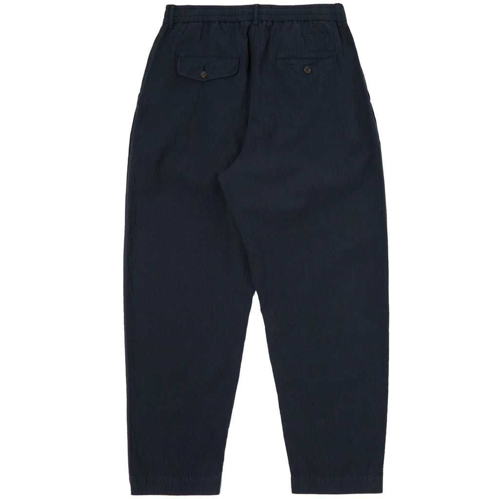 Universal Works Pleated Track Pant - Navy