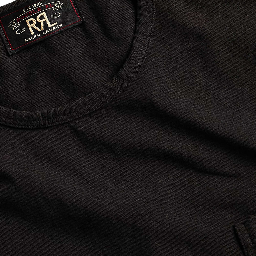 RRL by Ralph Lauren Garment-Dyed Pocket T-Shirt Two-Pack - Black