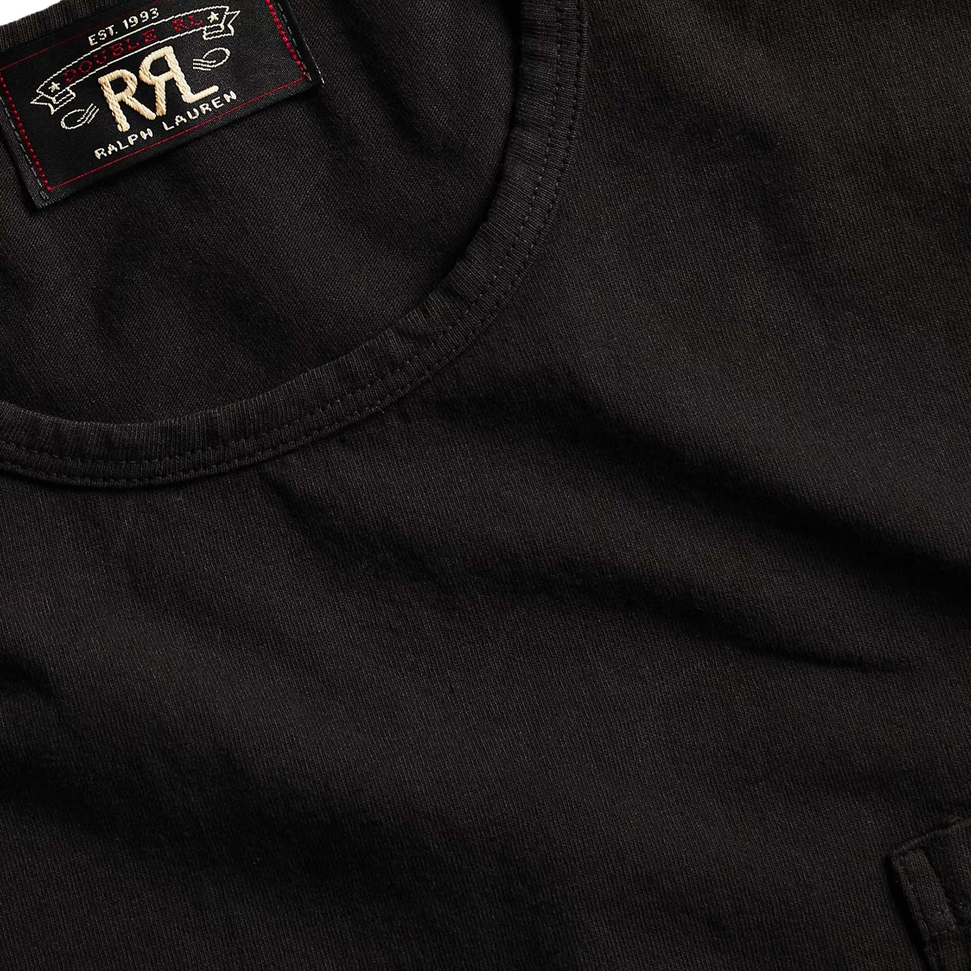 Garment-Dyed Pocket T-Shirt Two-Pack - Black