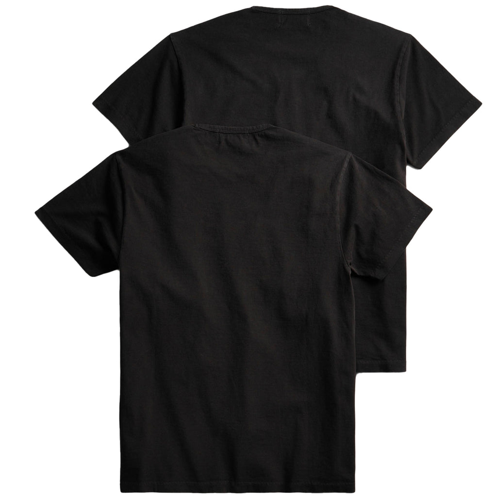 RRL by Ralph Lauren Garment-Dyed Pocket T-Shirt Two-Pack - Black