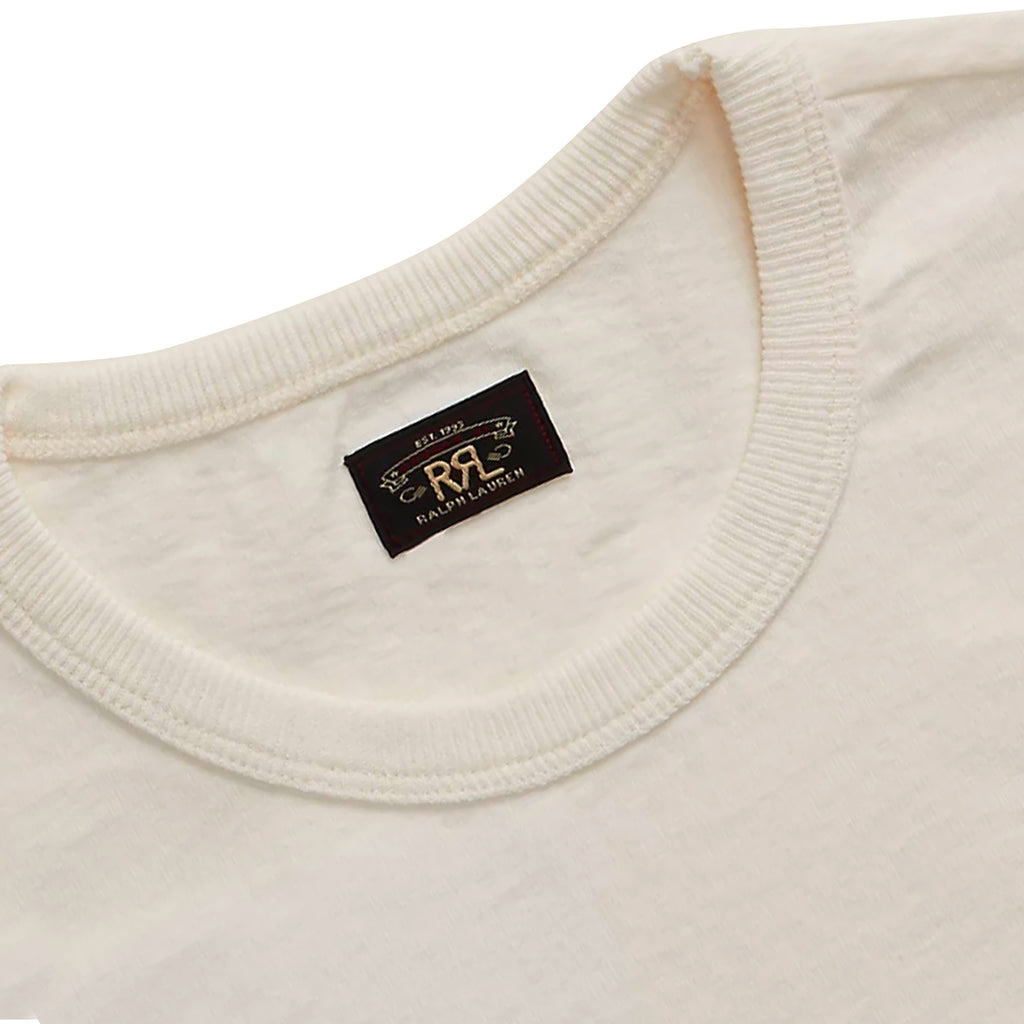RRL by Ralph Lauren Garment-Dyed Pocket T-Shirt Two-Pack - Off White