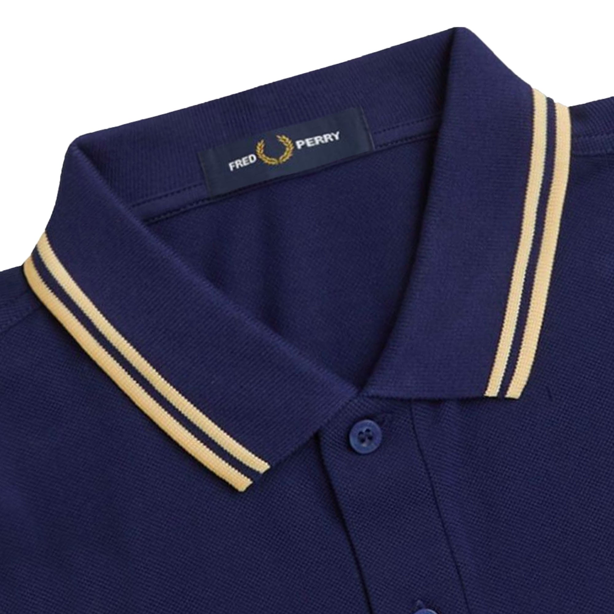 Fred Perry M3600 Twin Tipped Polo Shirt - French Navy