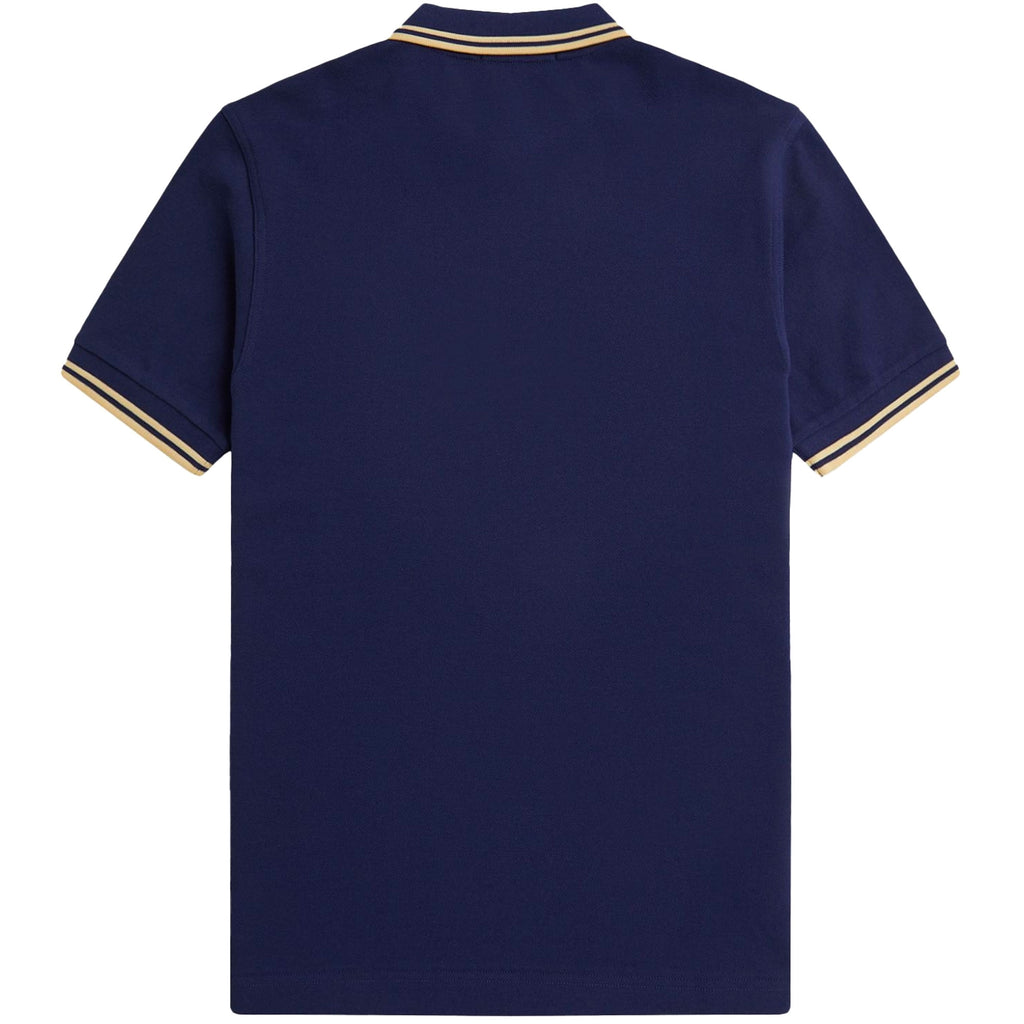 Fred Perry M3600 Twin Tipped Polo Shirt - French Navy
