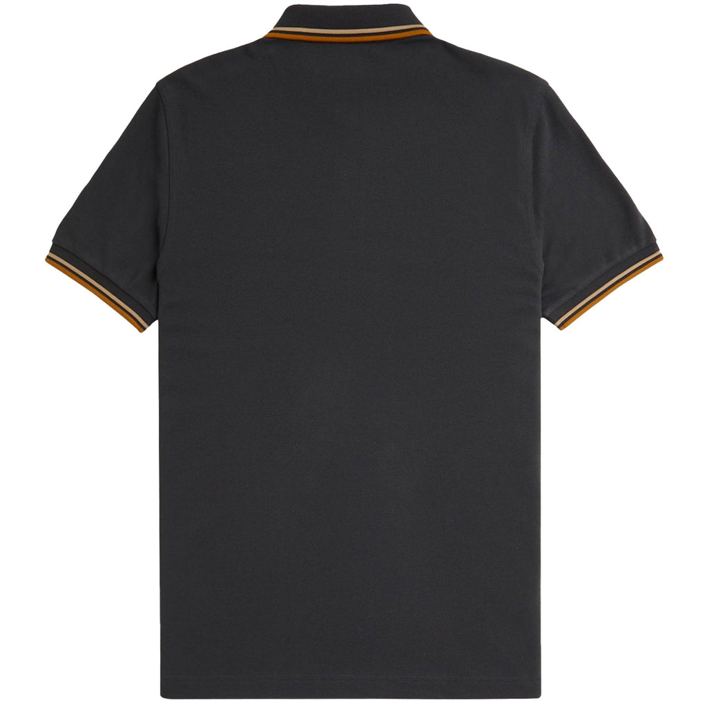 Fred Perry M3600 Twin Tipped Polo Shirt - Grey