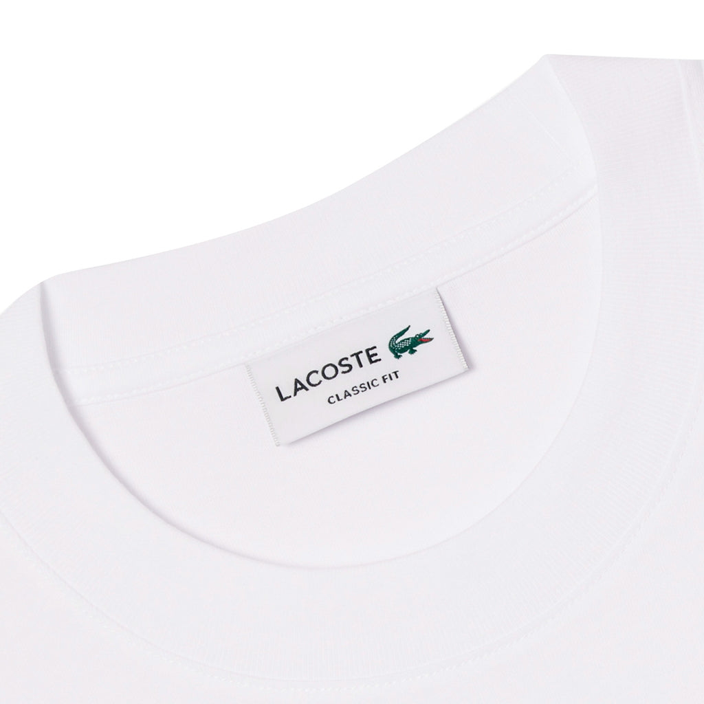 Lacoste Classic Fit Cotton Jersey T-Shirt - White