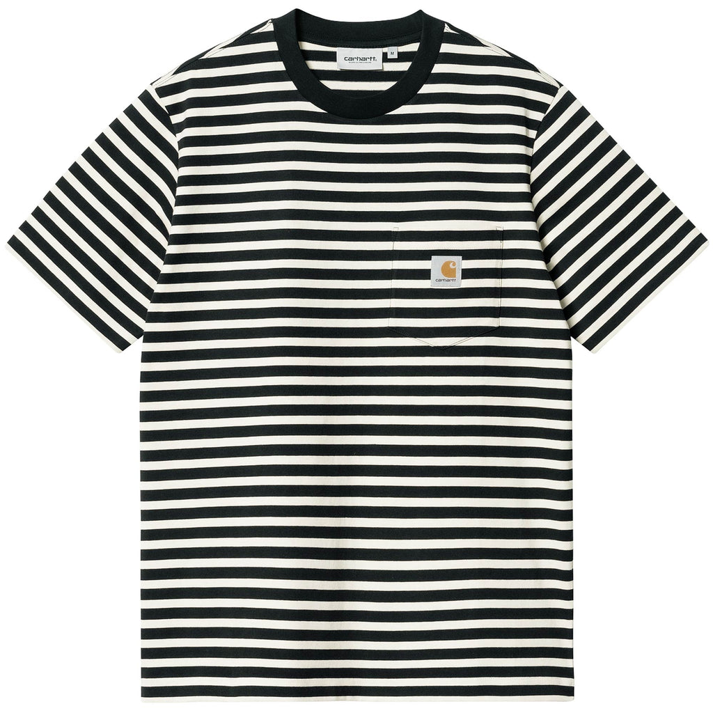Carhartt WIP Short Sleeve Seidler Pocket T-Shirt - Black